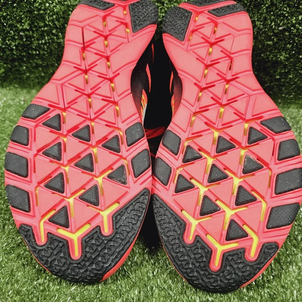Nike Free Train Force FlyKnit Black Neon Crimson‎ Sneakers 833275-001 Mens 8.5